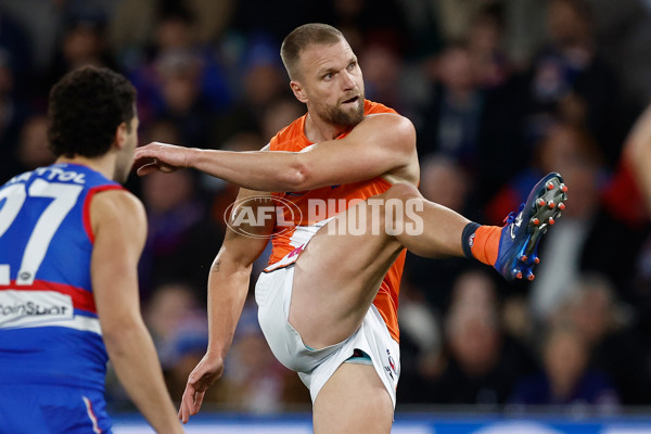AFL 2025 Round 21 - Western Bulldogs v GWS - A-60844455