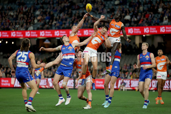 AFL 2025 Round 21 - Western Bulldogs v GWS - A-60844468