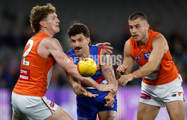 AFL 2025 Round 21 - Western Bulldogs v GWS - A-60844495