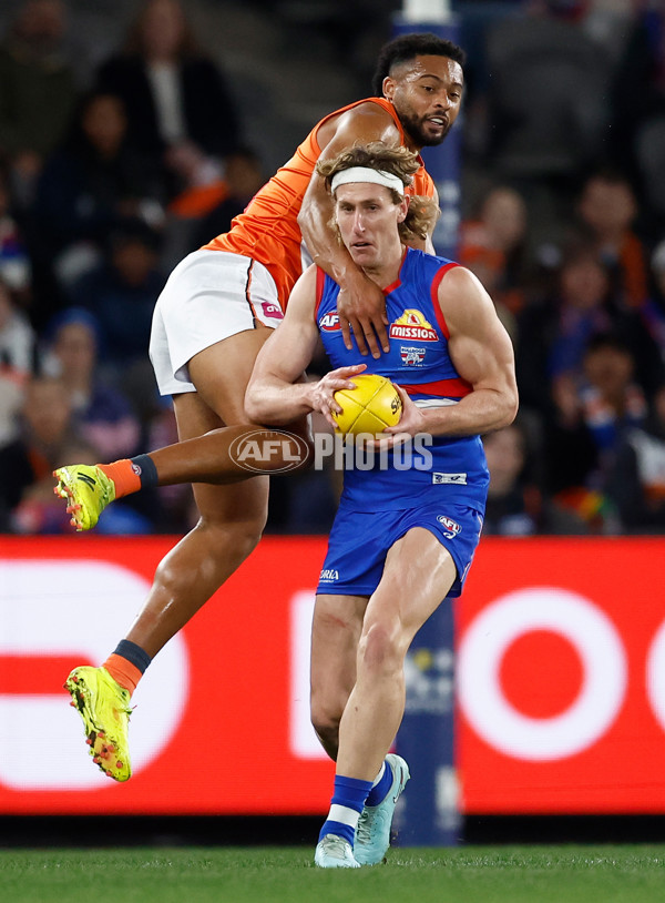 AFL 2025 Round 21 - Western Bulldogs v GWS - A-60845164