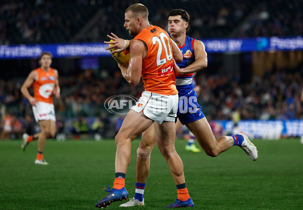 AFL 2025 Round 21 - Western Bulldogs v GWS - A-60849699
