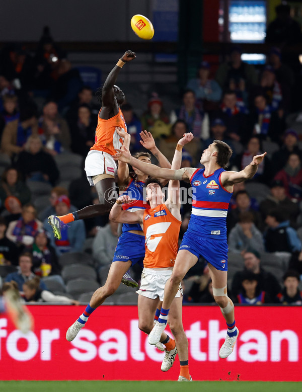 AFL 2025 Round 21 - Western Bulldogs v GWS - A-60849731