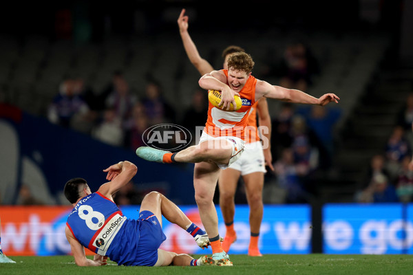 AFL 2025 Round 21 - Western Bulldogs v GWS - A-60849744