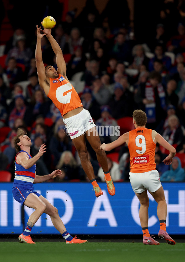 AFL 2025 Round 21 - Western Bulldogs v GWS - A-60850185