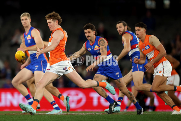 AFL 2025 Round 21 - Western Bulldogs v GWS - A-60850213
