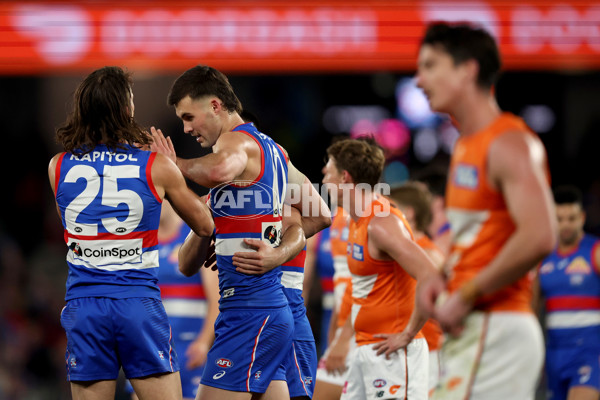 AFL 2025 Round 21 - Western Bulldogs v GWS - A-60850238