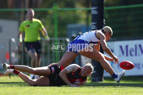 AFLW 2025 Practice Match - North Melbourne v Essendon - A-60976346