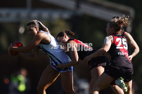 AFLW 2025 Practice Match - North Melbourne v Essendon - A-60976349