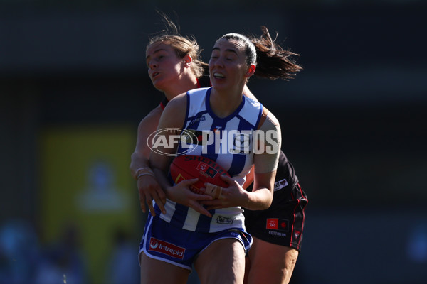 AFLW 2025 Practice Match - North Melbourne v Essendon - A-60979279