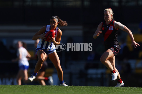 AFLW 2025 Practice Match - North Melbourne v Essendon - A-60979312