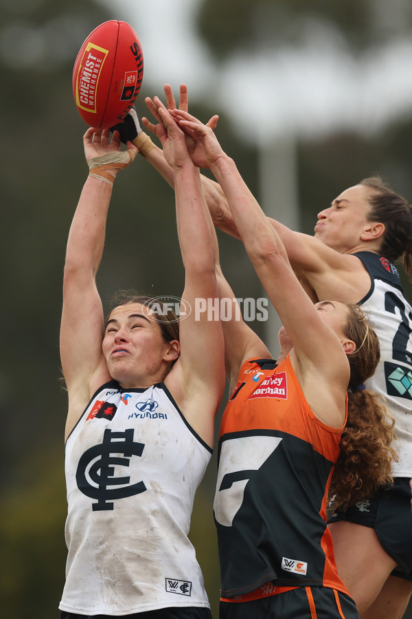 AFLW 2025 Practice Match - GWS v Carlton - A-60987898