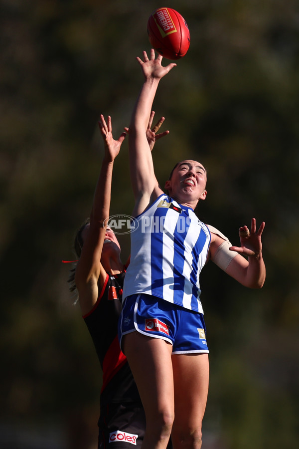 AFLW 2025 Practice Match - North Melbourne v Essendon - A-60987914
