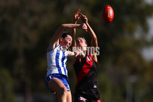 AFLW 2025 Practice Match - North Melbourne v Essendon - A-60987915
