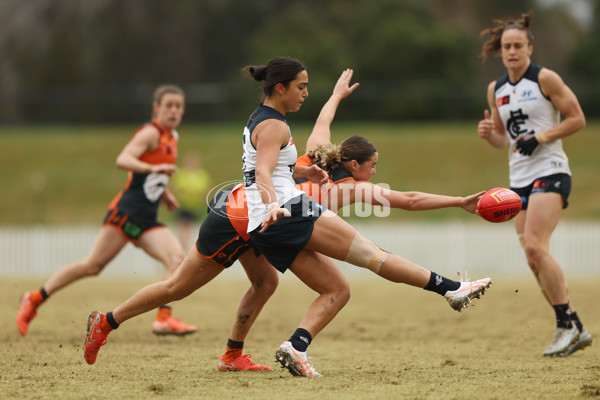 AFLW 2025 Practice Match - GWS v Carlton - A-60987916