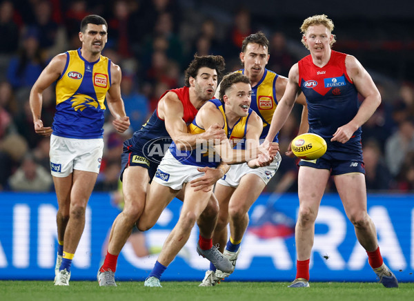 AFL 2025 Round 21 - Melbourne v West Coast - A-60993730