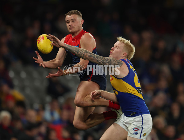 AFL 2025 Round 21 - Melbourne v West Coast - A-60996994