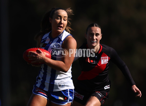 AFLW 2025 Practice Match - North Melbourne v Essendon - A-60999126