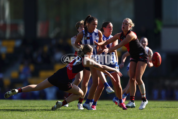 AFLW 2025 Practice Match - North Melbourne v Essendon - A-61001959