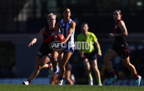 AFLW 2025 Practice Match - North Melbourne v Essendon - A-61002179