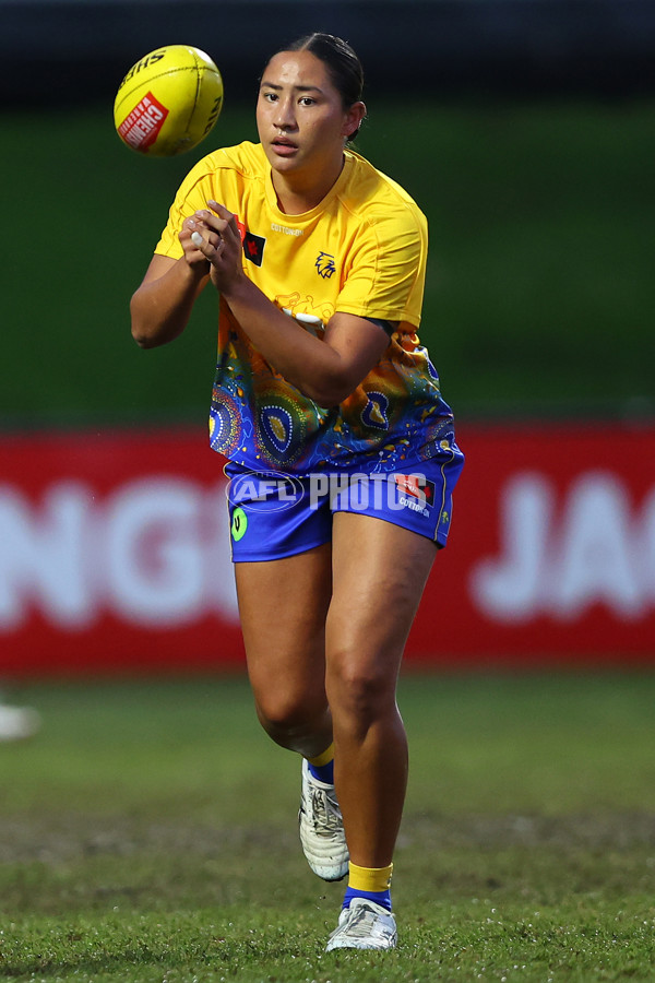 AFLW 2025 Practice Match - West Coast v Western Bulldogs - A-61015313