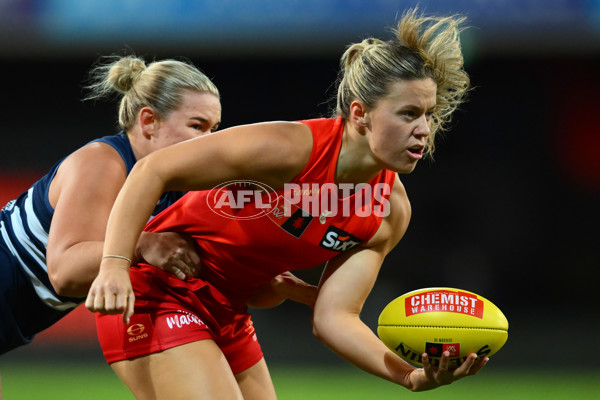 AFLW 2025 Practice Match - Gold Coast v Geelong - A-61015367