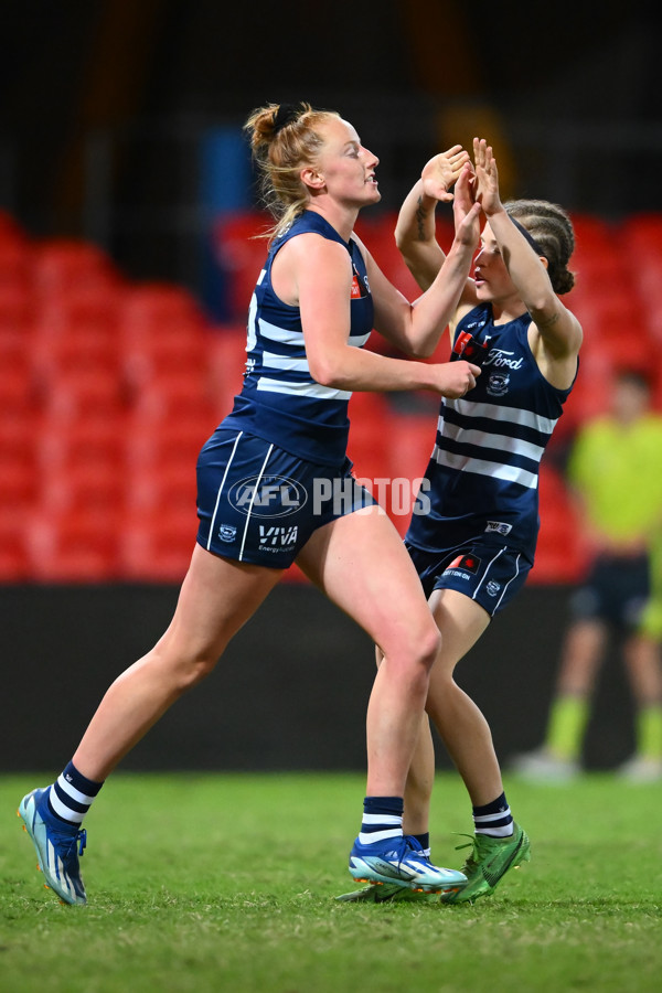 AFLW 2025 Practice Match - Gold Coast v Geelong - A-61015386