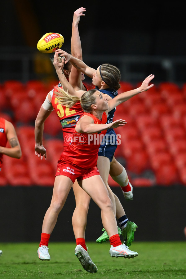 AFLW 2025 Practice Match - Gold Coast v Geelong - A-61016264