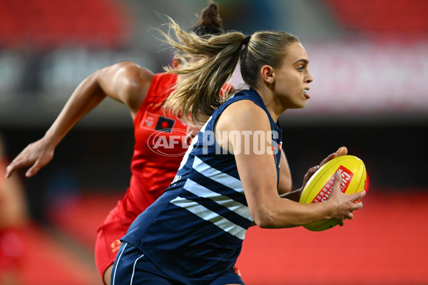AFLW 2025 Practice Match - Gold Coast v Geelong - A-61016288