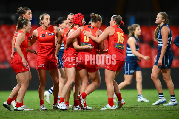 AFLW 2025 Practice Match - Gold Coast v Geelong - A-61018252