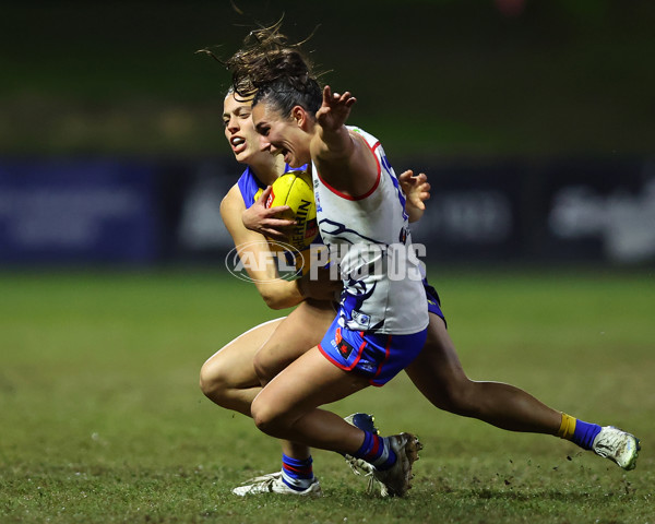 AFLW 2025 Practice Match - West Coast v Western Bulldogs - A-61018271