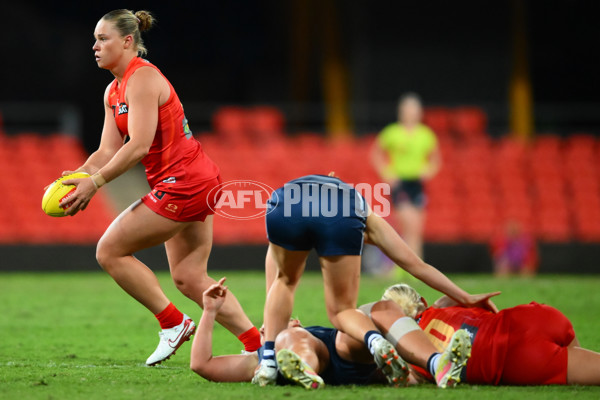 AFLW 2025 Practice Match - Gold Coast v Geelong - A-61018276