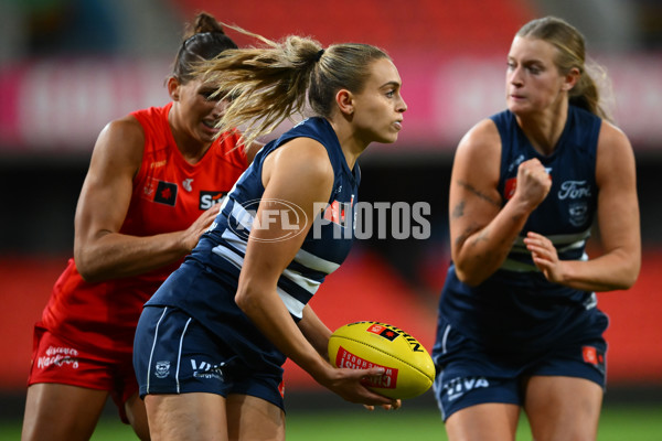 AFLW 2025 Practice Match - Gold Coast v Geelong - A-61018286