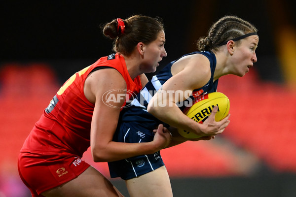 AFLW 2025 Practice Match - Gold Coast v Geelong - A-61018289