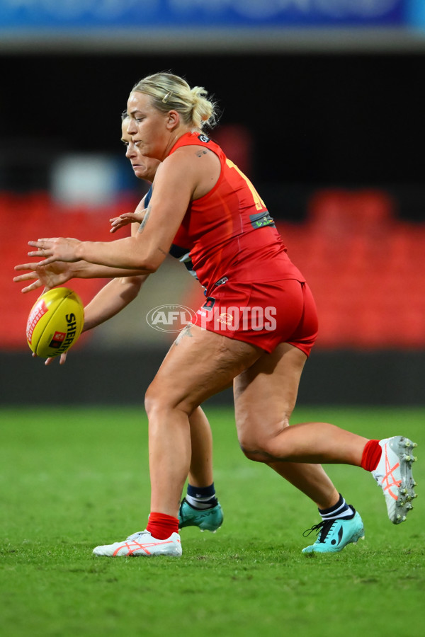 AFLW 2025 Practice Match - Gold Coast v Geelong - A-61018847