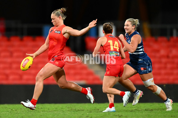 AFLW 2025 Practice Match - Gold Coast v Geelong - A-61018871