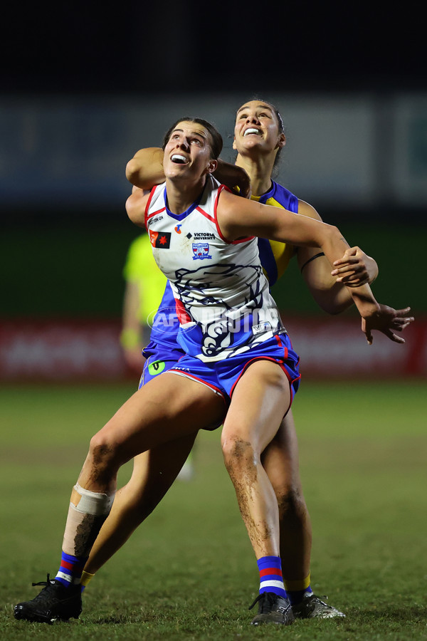 AFLW 2025 Practice Match - West Coast v Western Bulldogs - A-61023946
