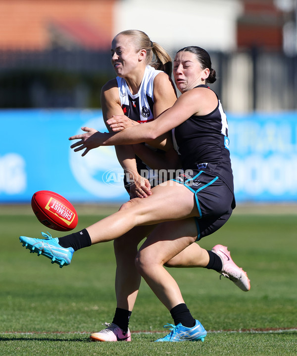 AFLW 2025 Practice Match - Port Adelaide v Collingwood - A-61031933