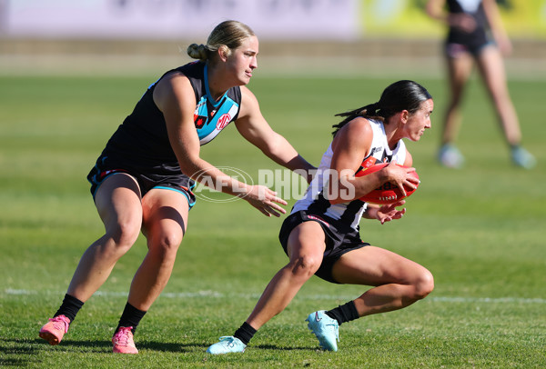 AFLW 2025 Practice Match - Port Adelaide v Collingwood - A-61035381