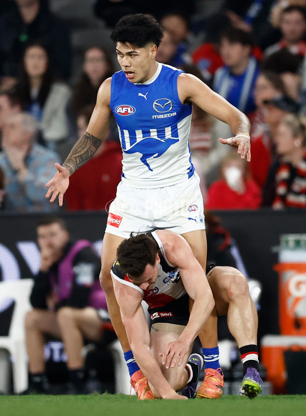 AFL 2025 Round 21 - St Kilda v North Melbourne - A-61035389