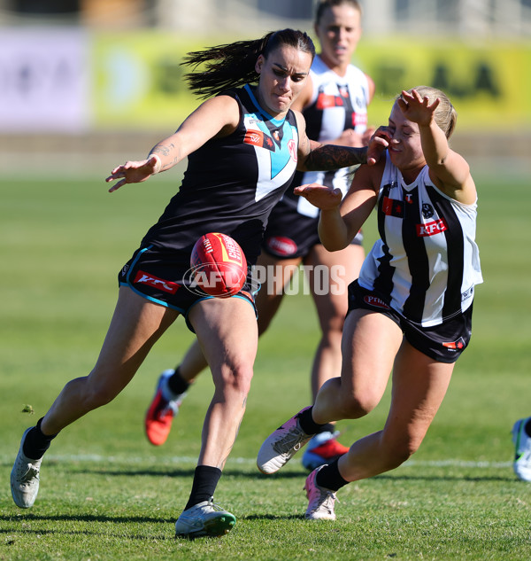 AFLW 2025 Practice Match - Port Adelaide v Collingwood - A-61035390