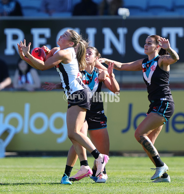 AFLW 2025 Practice Match - Port Adelaide v Collingwood - A-61036944