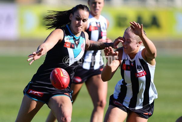 AFLW 2025 Practice Match - Port Adelaide v Collingwood - A-61036964