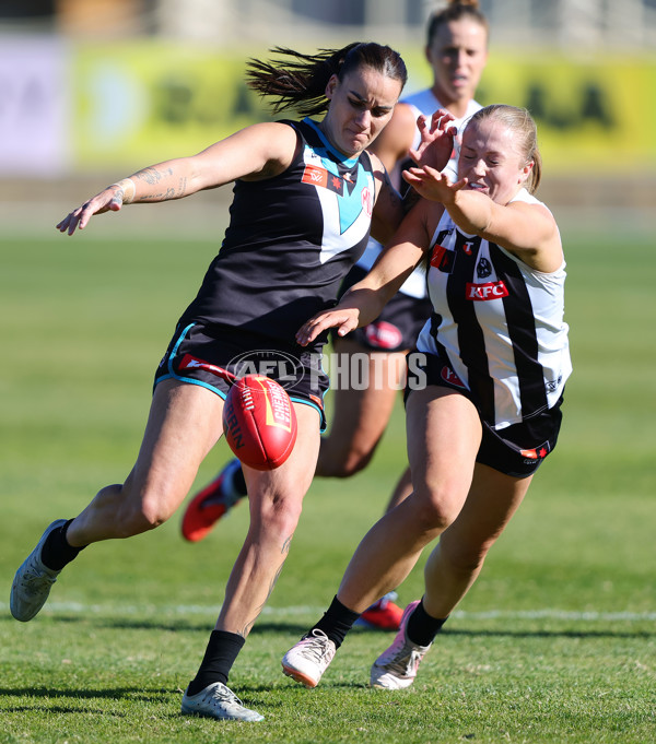AFLW 2025 Practice Match - Port Adelaide v Collingwood - A-61036970