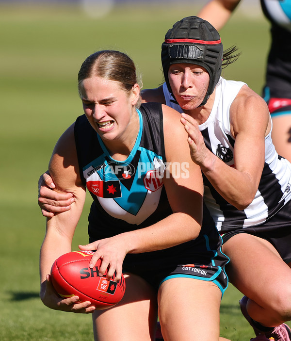 AFLW 2025 Practice Match - Port Adelaide v Collingwood - A-61036976