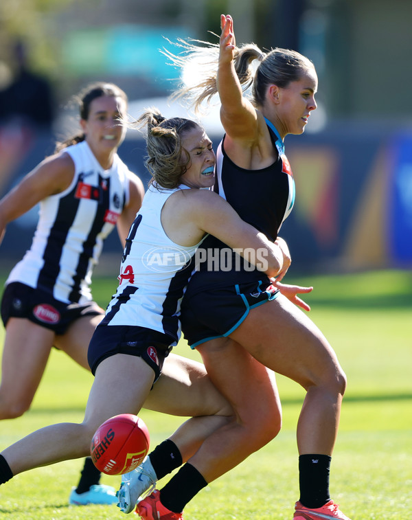 AFLW 2025 Practice Match - Port Adelaide v Collingwood - A-61037006