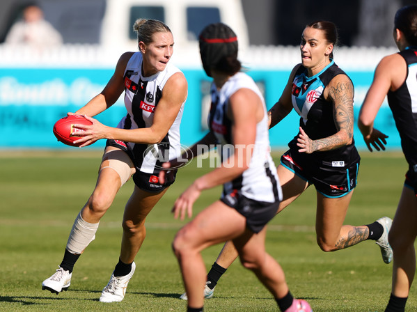 AFLW 2025 Practice Match - Port Adelaide v Collingwood - A-61039466