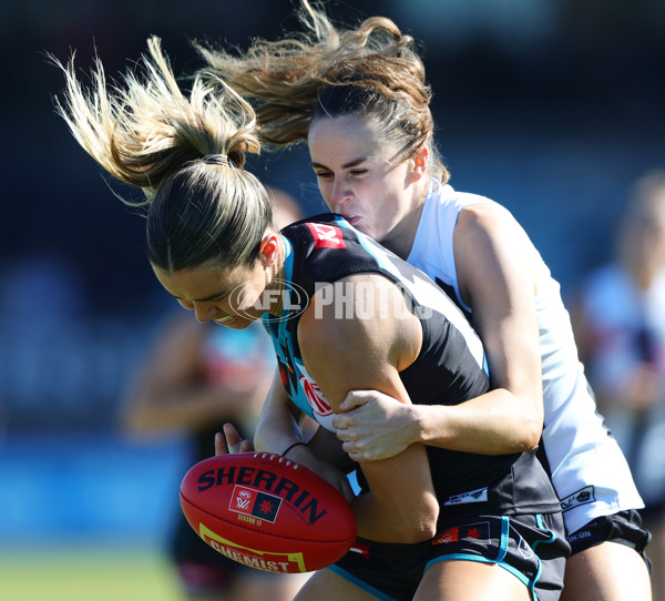 AFLW 2025 Practice Match - Port Adelaide v Collingwood - A-61046504