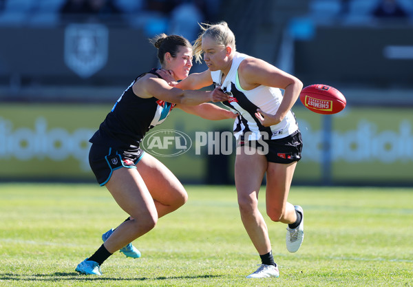 AFLW 2025 Practice Match - Port Adelaide v Collingwood - A-61047283