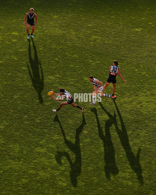 AFL 2025 Round 21 - Geelong v Port Adelaide - A-61047303