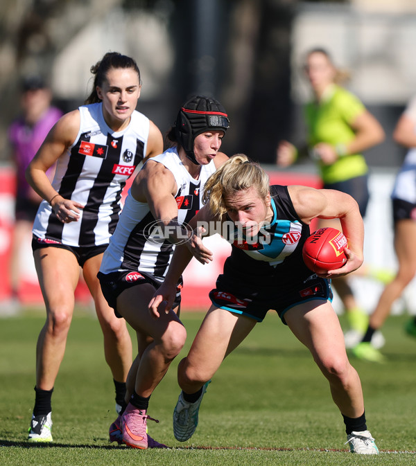 AFLW 2025 Practice Match - Port Adelaide v Collingwood - A-61047313